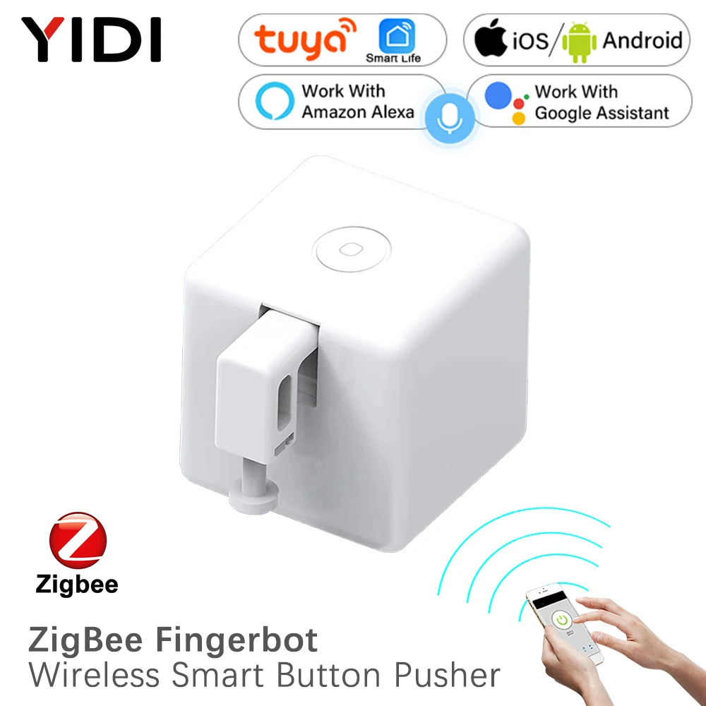 Smart Home Elements - Inteligente zigbee fingerbot interruptor automático sem