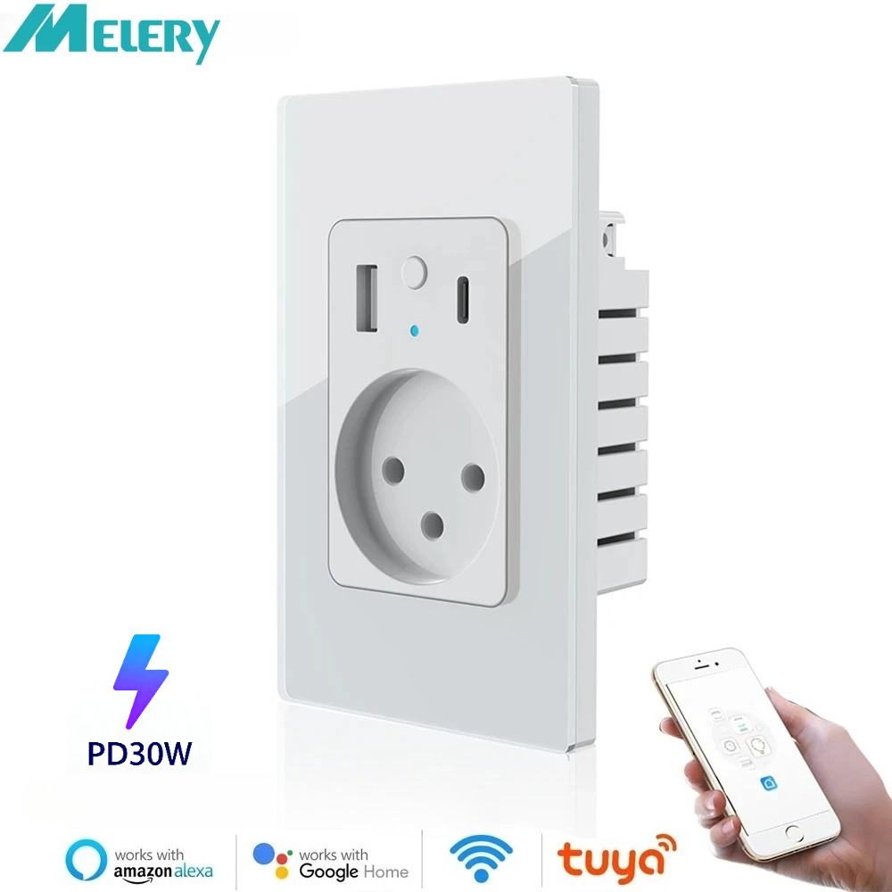 Smart Home Elements - Melery israel tomada de parede inteligente
