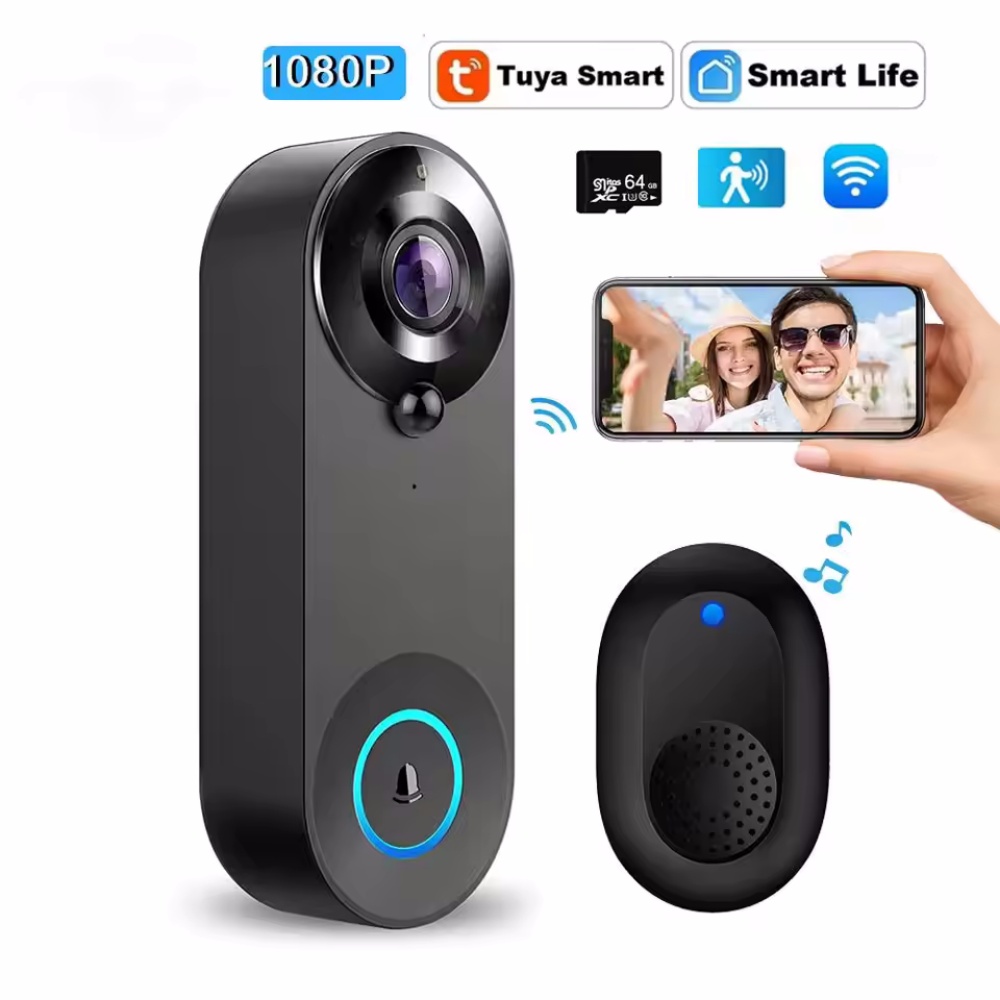 Smart Home Cctv - Tuya 1080p sem fio wi fi