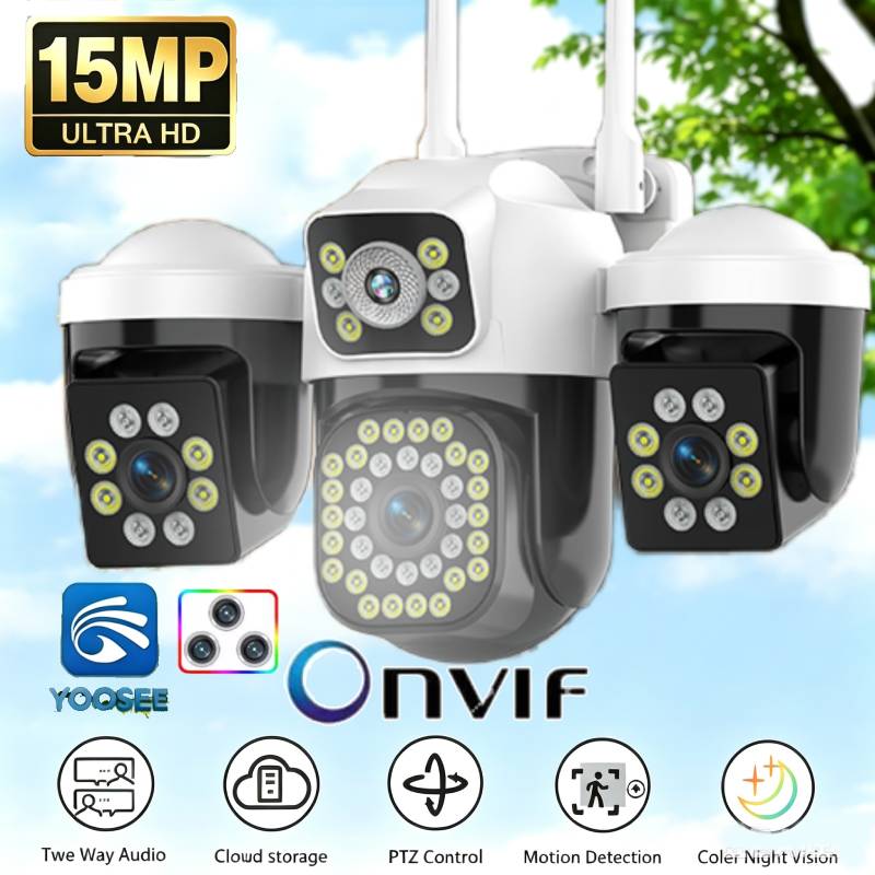 Smart Home Kamera - Câmera IP YOOSEE para Casa 15MP