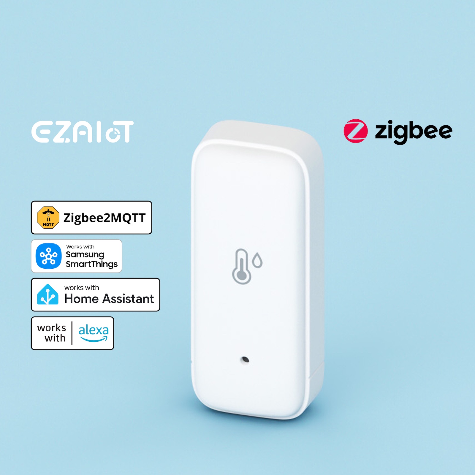 Smart Home Zigbee 3.0 - Sensor de Temperatura e Umidade Tuya