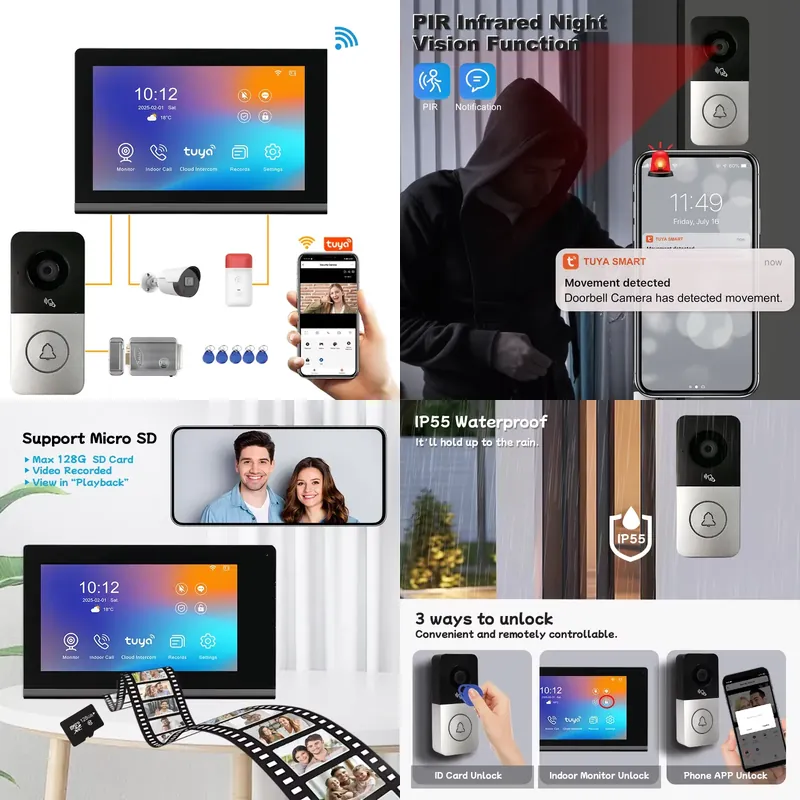 Video Doorbell - 【CHIMU HOME】 Novo 2026 Videoporteiro Inteligente