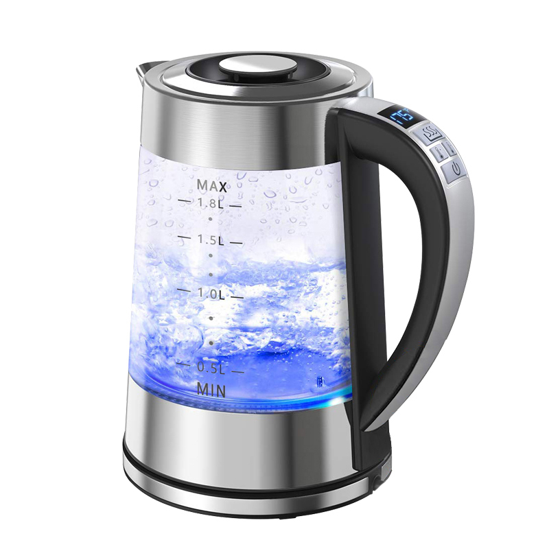 Home Smart Kettle - Chaleira elétrica de vidro termostática inteligente