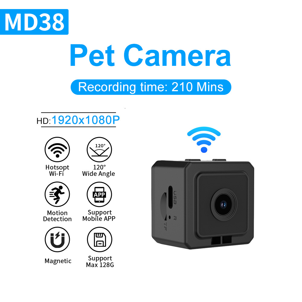 Smart Home Kamera - Câmera Mini Monitor de Casa Inteligente,