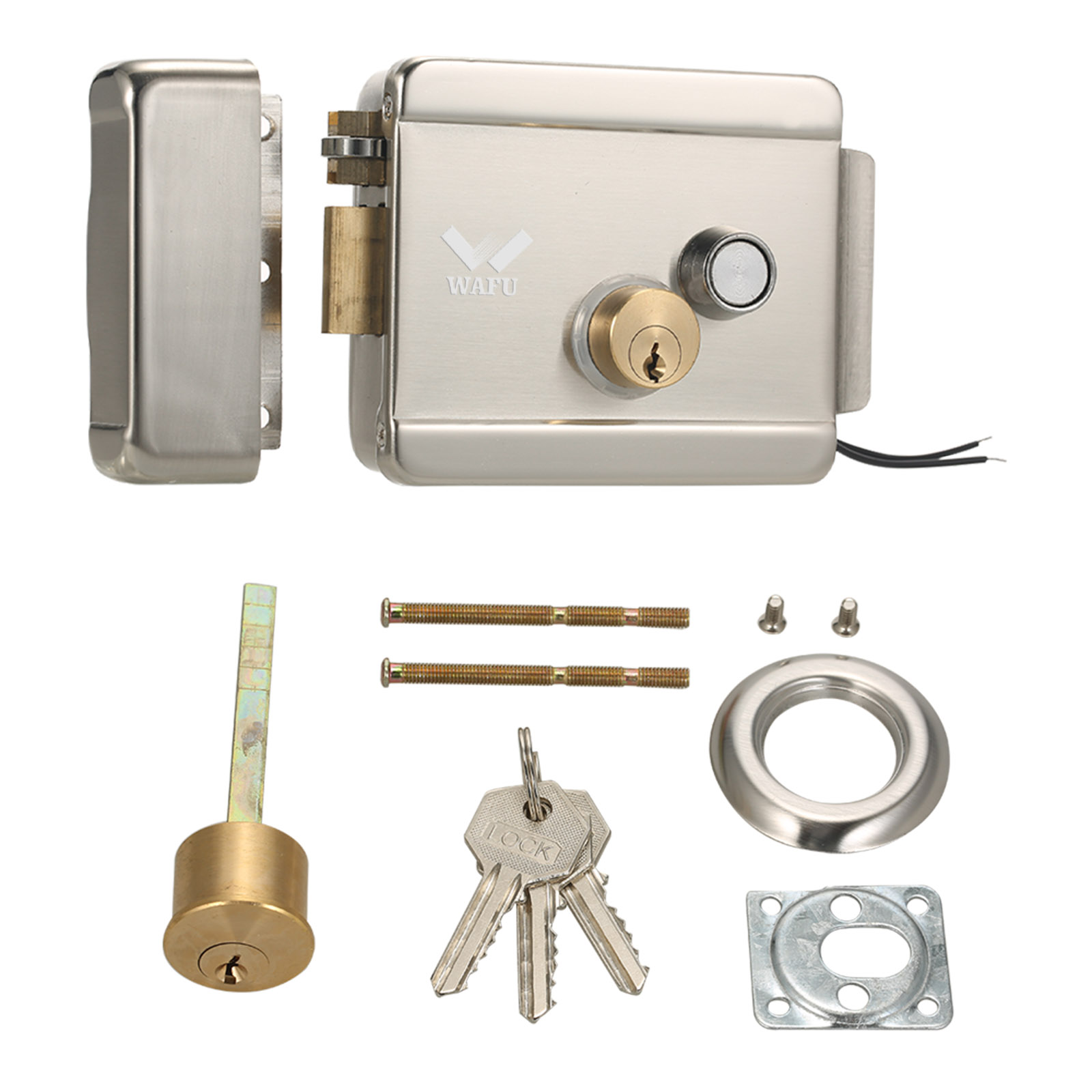 Smart Home Door Lock - WAFU-fechadura de porta elétrica inteligente, fechadura