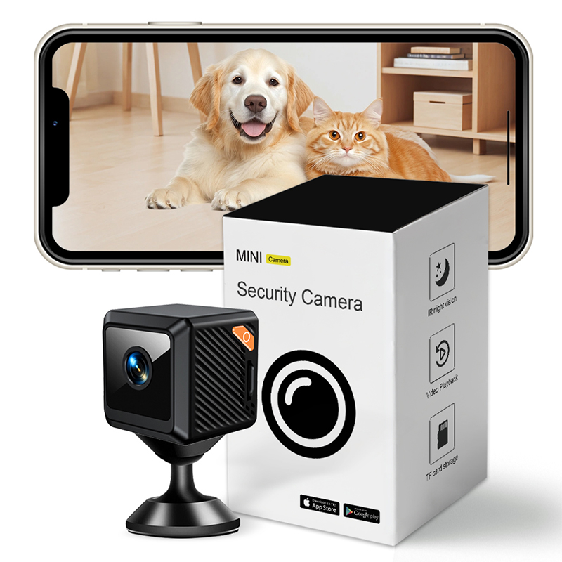 Smart Home Kamera - Mini câmera wi-fi digital espia pequena