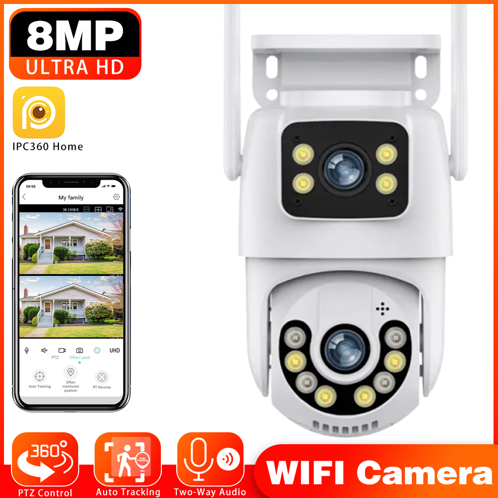 Smart Home Cctv Camera - 8mp ipc360 casa wifi câmera ip