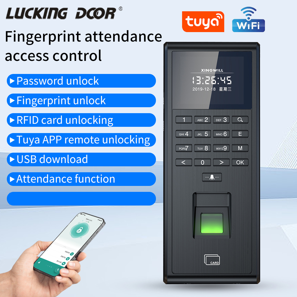 Smart Home Door Lock - Tuya inteligente biométrico reconhecimento de impressão