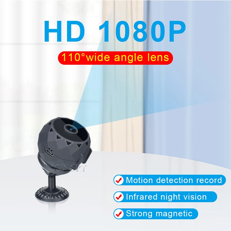 Smart Home Kamera - Hd mini câmera de visão noturna