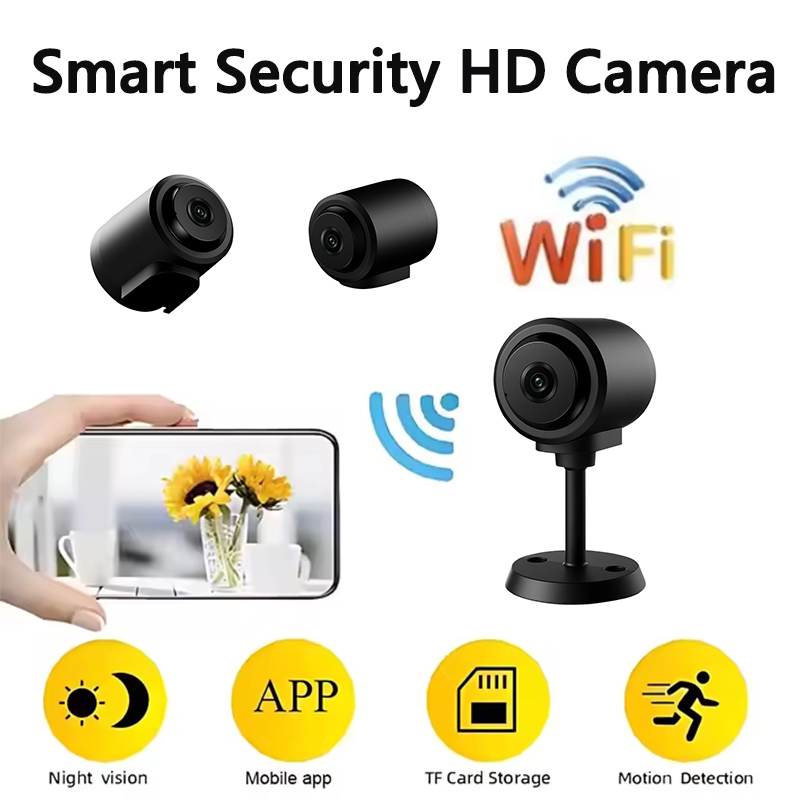 Smart Home Kamera - Mini câmera wi-fi ip cam ao