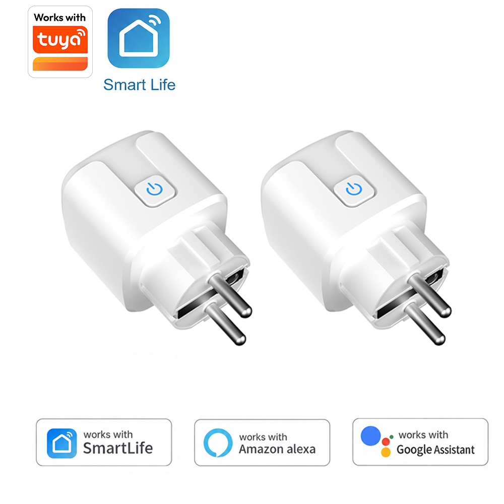 Smart Home Elements - Tomada Inteligente Tuya EU com Wi-Fi,