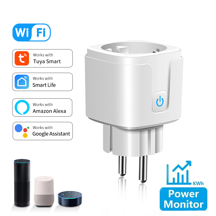 Smart Home Elements - Tomada inteligente Tuya com monitoramento de
