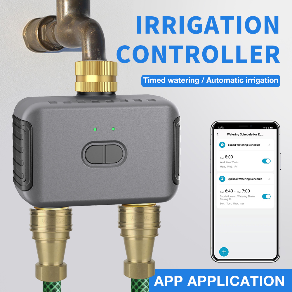 Smart Home Elements - Tuya 2 zona temporizador de rega