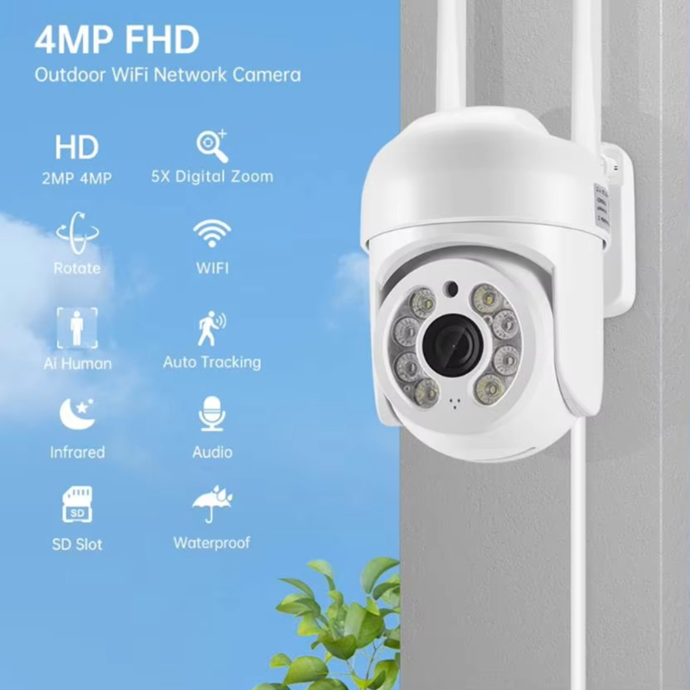 Câmera de Segurança PTZ Sem Fi - Smart Home Cctv Camera avaliação e preço