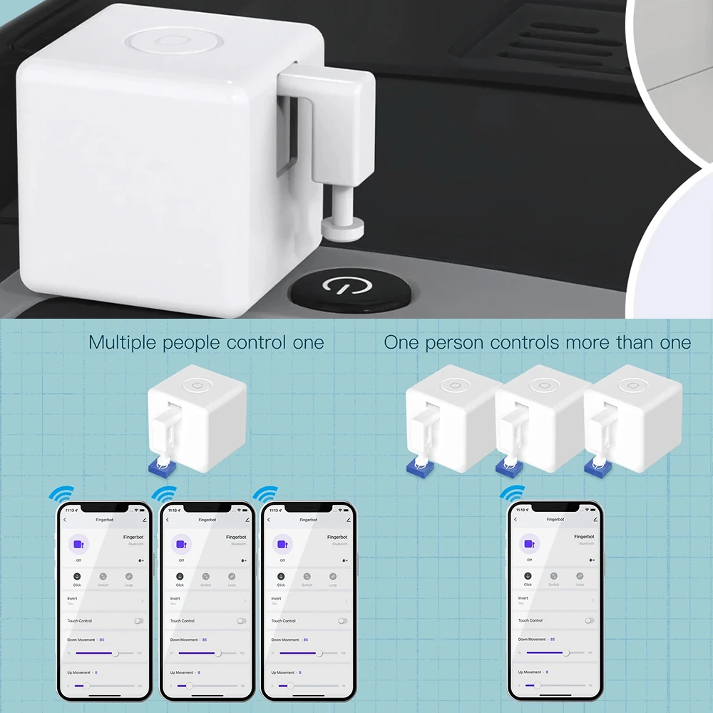 Inteligente zigbee fingerbot i - Smart Home Elements avaliação e preço