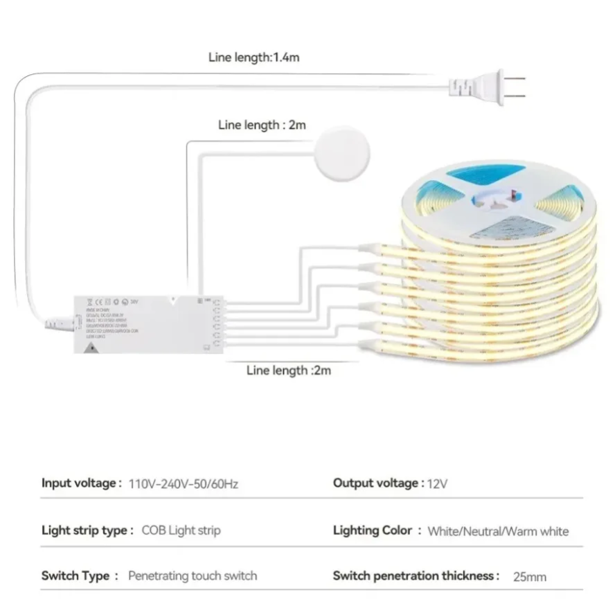 Luz de Armário com Sensor Inte - Smart Power Strip avaliação e preço