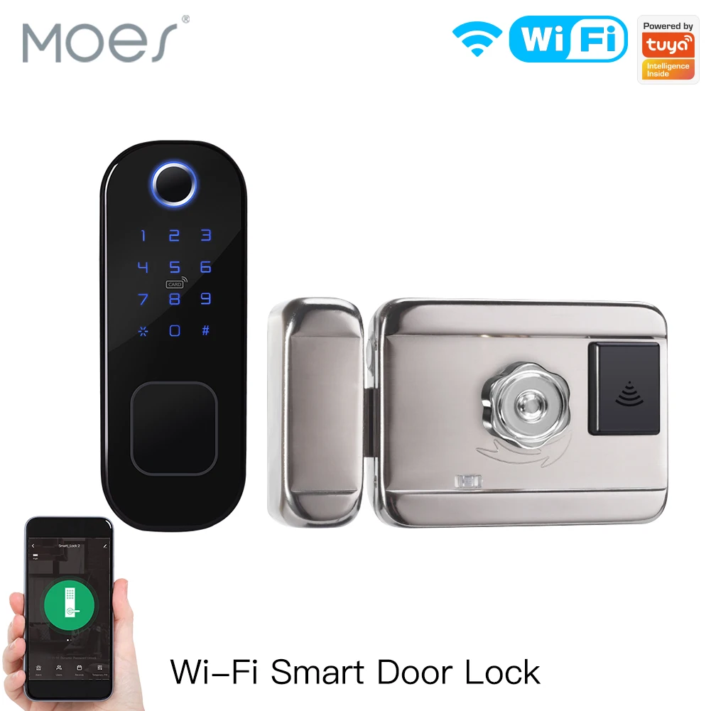 MOES-Smart Digital Door Lock c - Smart Home Door Lock avaliação e preço