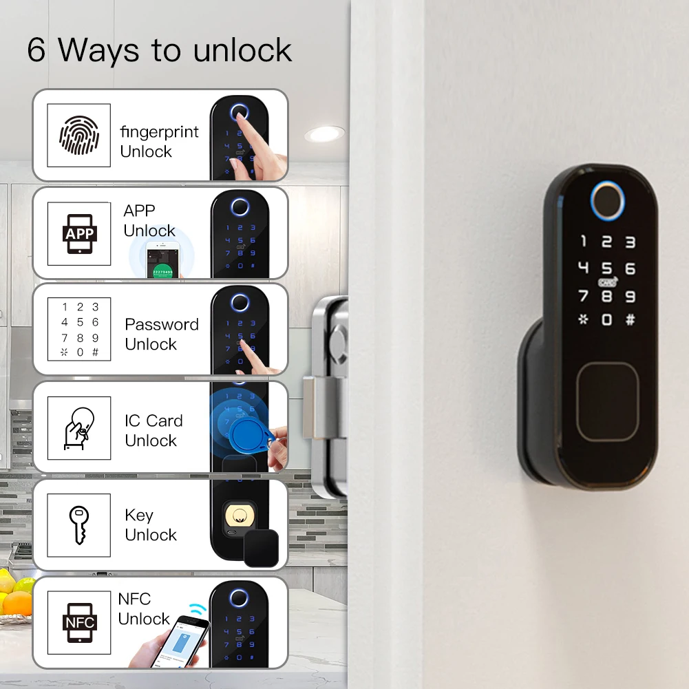 MOES-Smart Digital Door Lock c - Smart Home Door Lock avaliação e preço