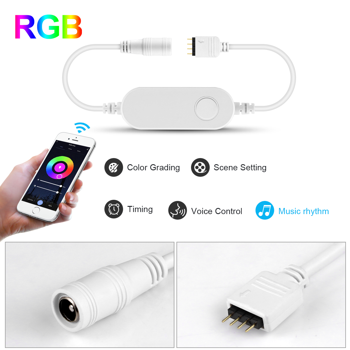 Controlador de tira led rgb, i - Smart Power Strip avaliação e preço