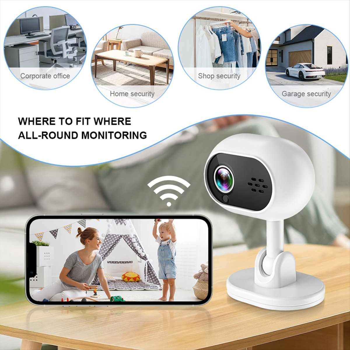 Câmera IP Mini Inteligente A4  - Smart Home Cctv Camera avaliação e preço