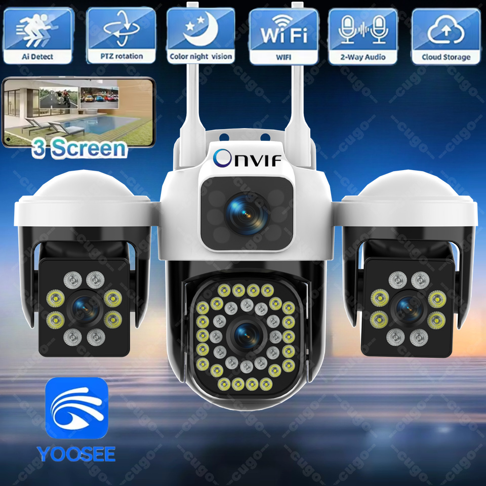 Câmera IP WiFi Externa 15MP 8K - Smart Home Kamera avaliação e preço