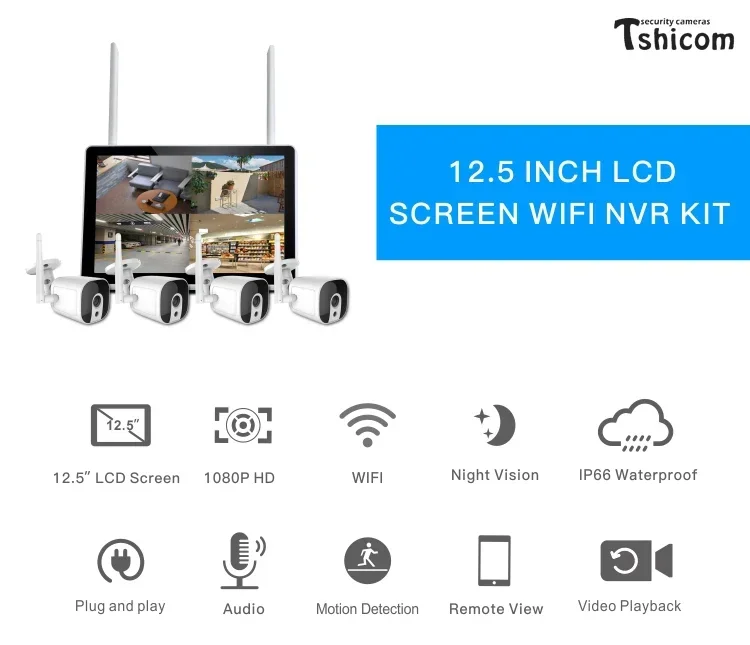Kit NVR Wi-Fi Inteligente TUYA - Smart Home Cctv Camera avaliação e preço
