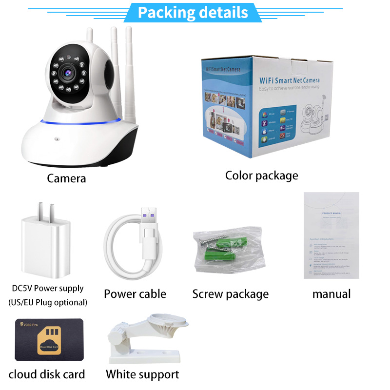 Saikiot v380 pro wifi câmera m - Smart Home Cctv Camera avaliação e preço