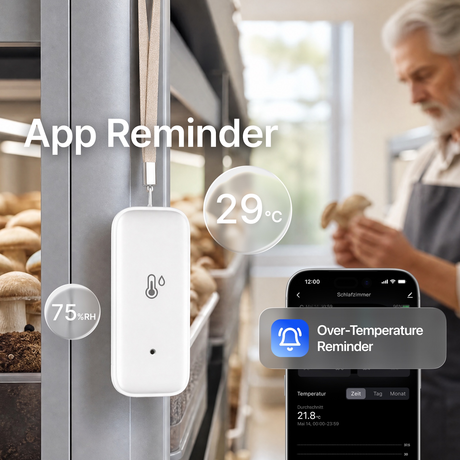 Sensor de Temperatura e Umidad - Smart Home Zigbee 3.0 avaliação e preço
