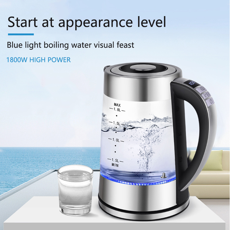 Chaleira elétrica de vidro ter - Home Smart Kettle avaliação e preço