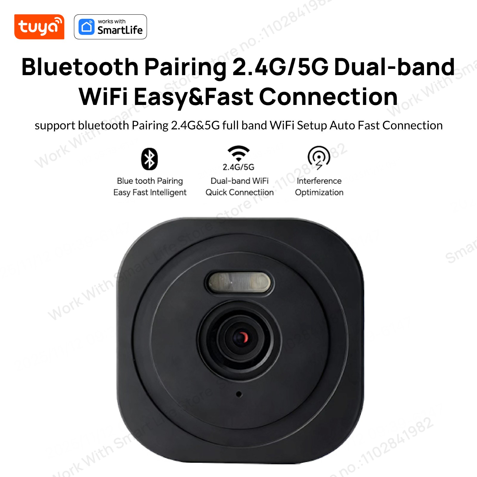 Câmera de janela tuya de 3mp 2 - Smart Home Cctv Camera avaliação e preço