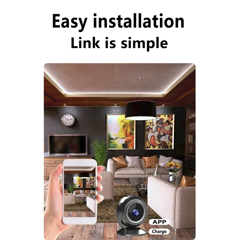 Mini câmera Wifi 360 °   Espia - Smart Home Kamera avaliação e preço