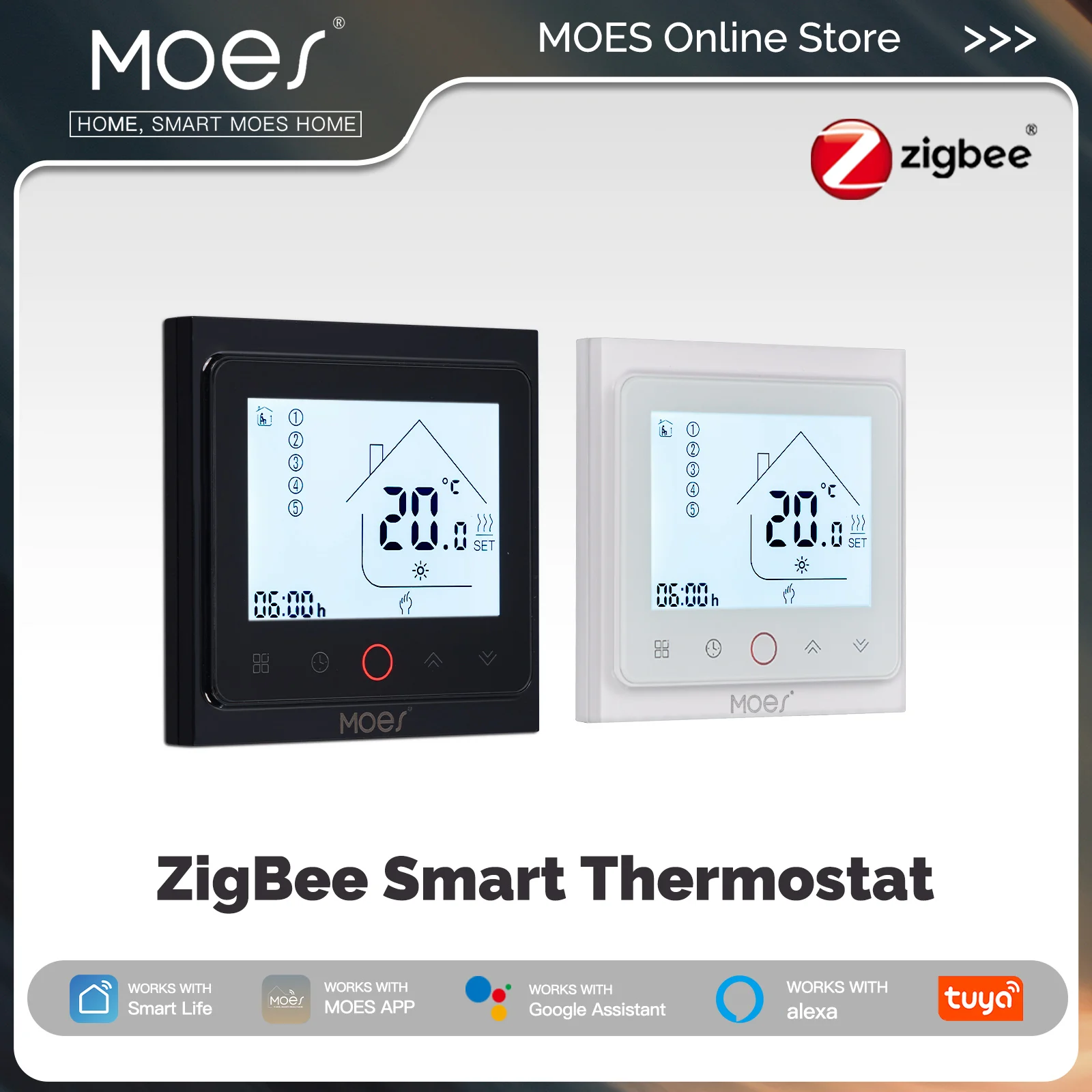 MOES Tuya ZigBee Termostato In - Smart Home Furniture avaliação e preço
