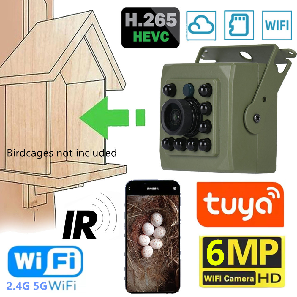 6mp 4mp poe 2k tuya mini câmer - Smart Home Cctv Camera avaliação e preço