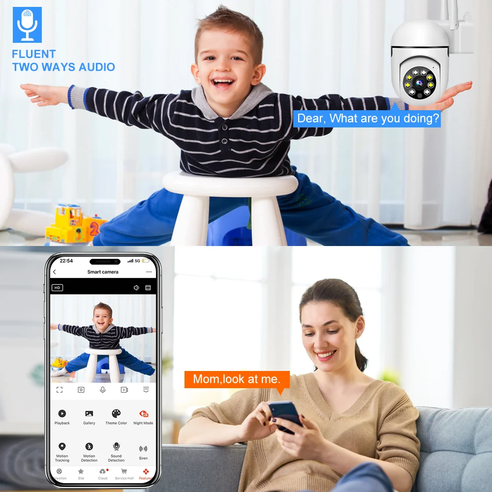 Câmera Interna WiFi Tuya Smart - Smart Home Cctv Camera avaliação e preço