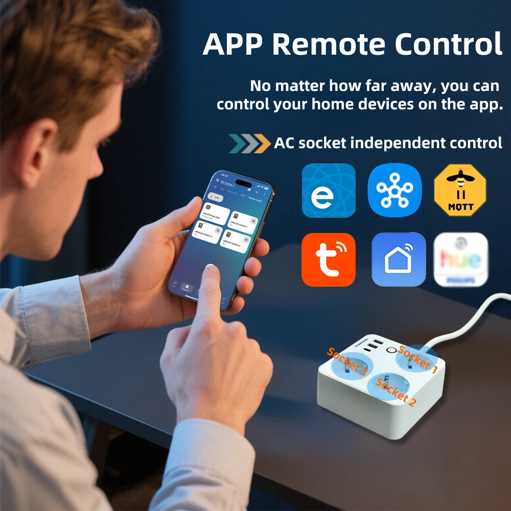BORUIDAPLS ZigBee EU Smart Pow - Smart Power Strip avaliação e preço