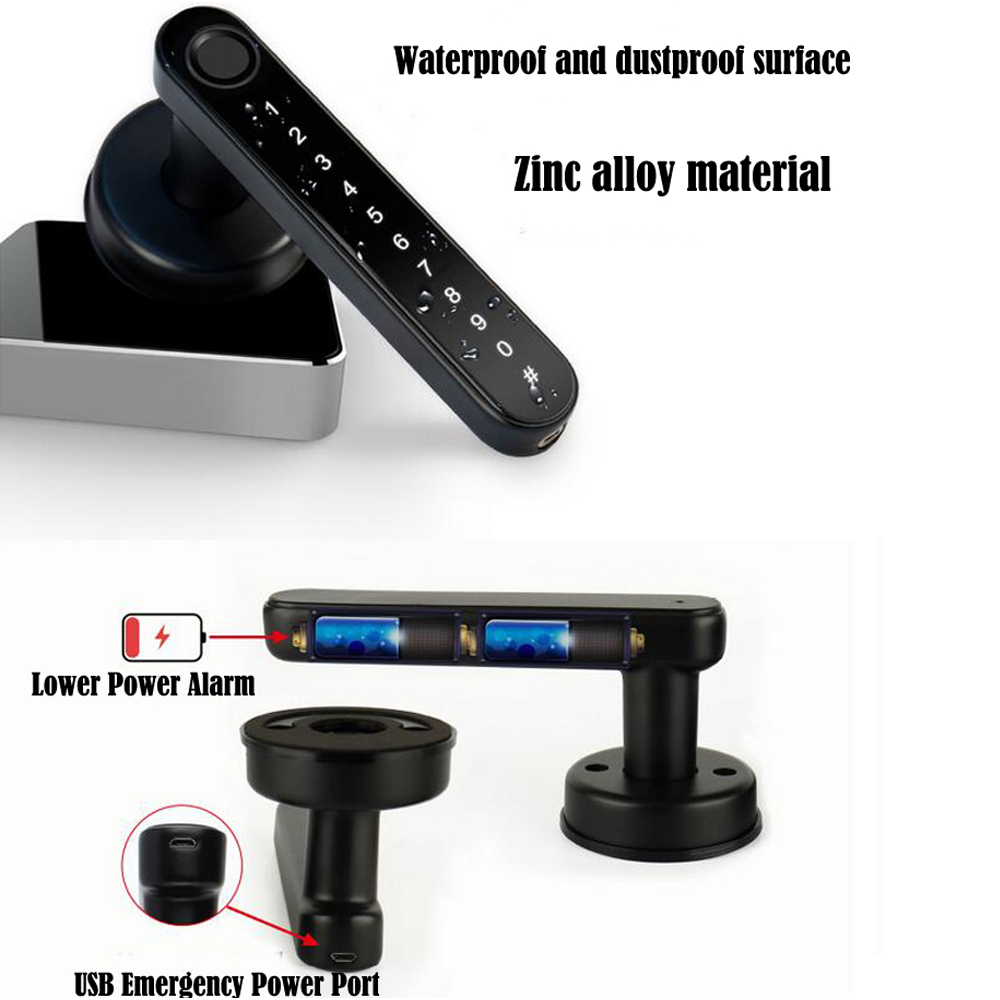 Ttlock inteligente bluetooth f - Smart Home Door Lock avaliação e preço