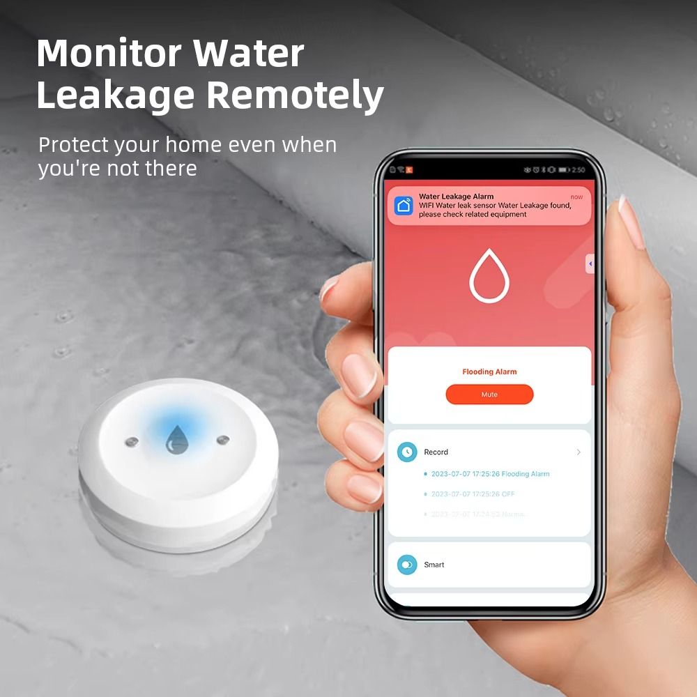 Sensor de Água ZigBee com Funç - Smart Home Zigbee 3.0 avaliação e preço