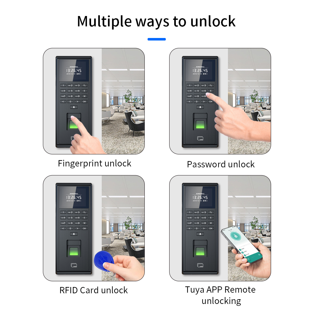 Tuya inteligente biométrico re - Smart Home Door Lock avaliação e preço