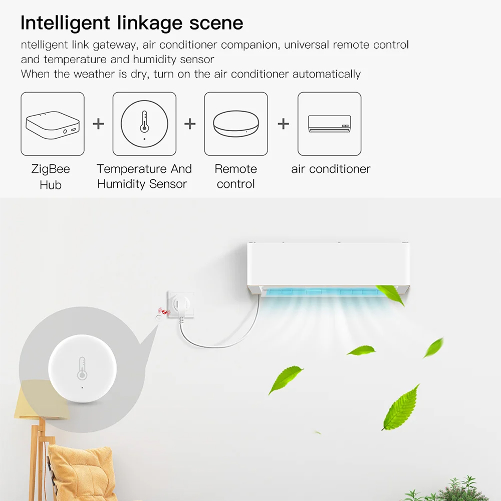 Tuya zigbee 3.0 sensor de temp - Smart Home Zigbee 3.0 avaliação e preço