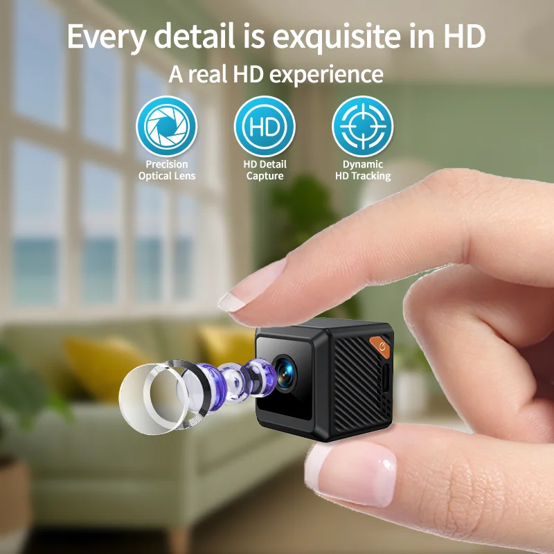 W02 1080p mini proteção de seg - Smart Home Cctv Camera avaliação e preço