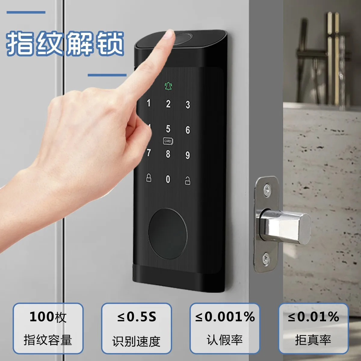 Fechadura com impressão digita - Smart Home Door Lock avaliação e preço