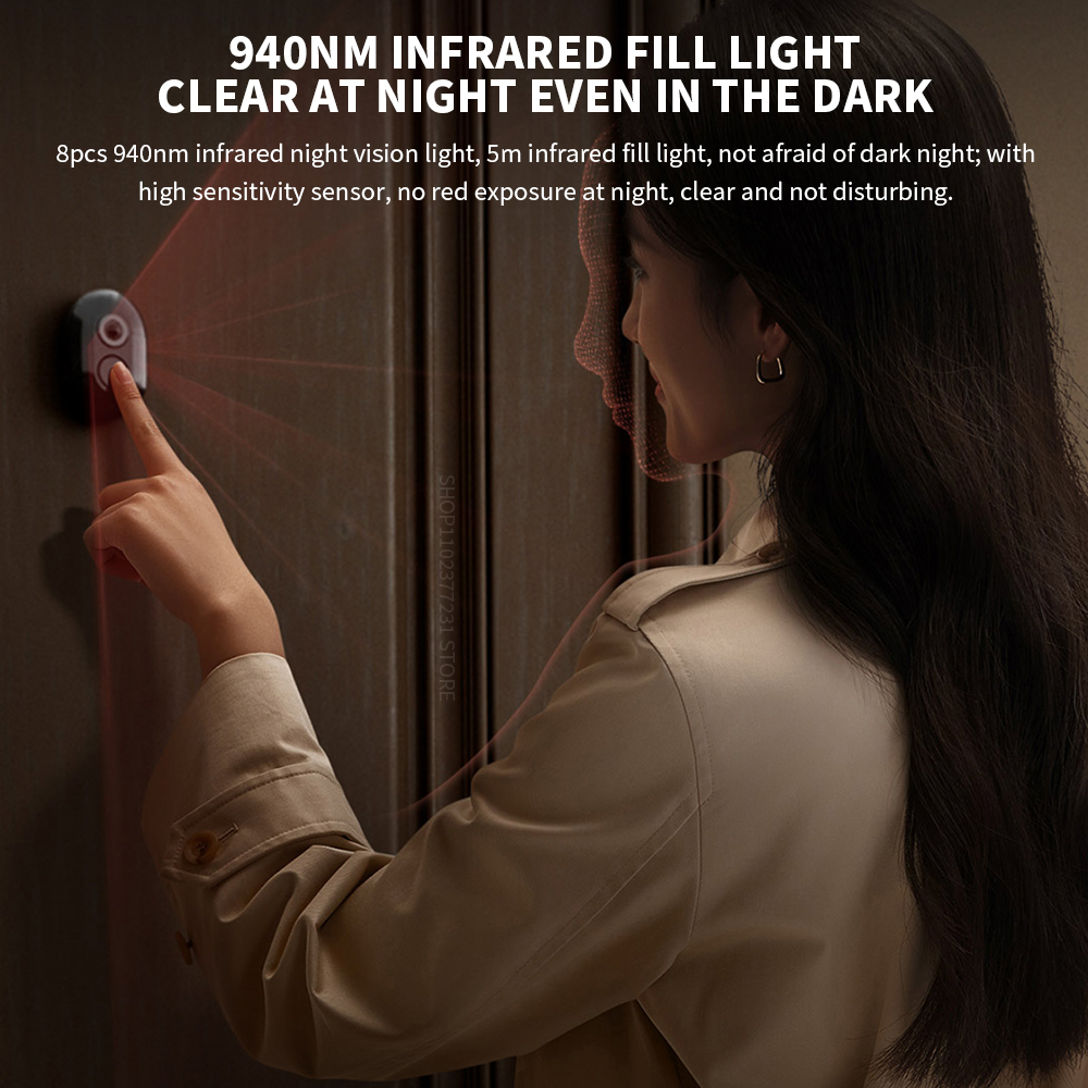 Xiaomi-Smart Cat Eye 2 Câmera  - Smart Home Cctv avaliação e preço