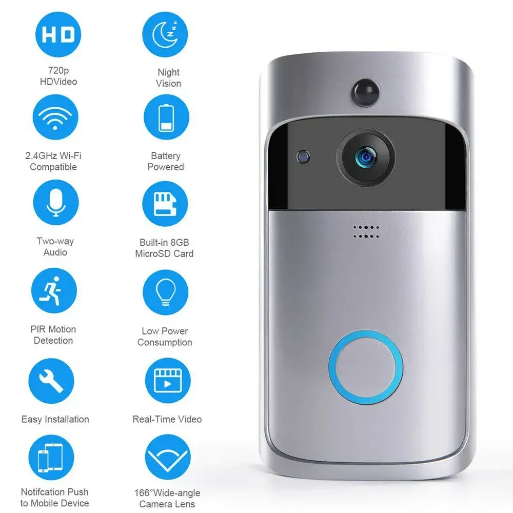 Câmera de Campainha Sem Fio WI - Smart Home Cctv avaliação e preço