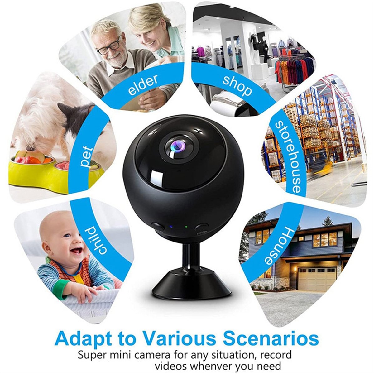Estável-olho de peixe hd visão - Smart Home Kamera avaliação e preço
