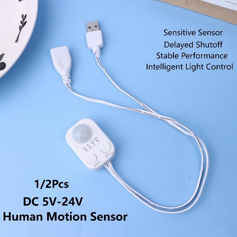 1 pçs dc 5v-24v usb pir sensor - Pir Motion Sensor avaliação e preço