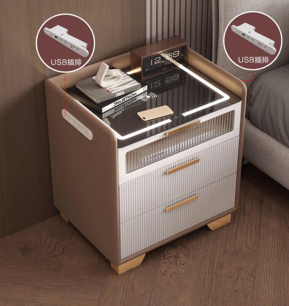 Mesa de cabeceira moderna e le - Smart Home Furniture avaliação e preço