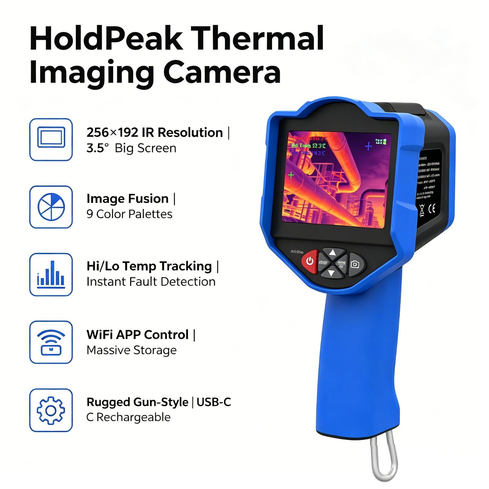 Câmera Termográfica HoldPeak 2 - Smart Home Hvac avaliação e preço