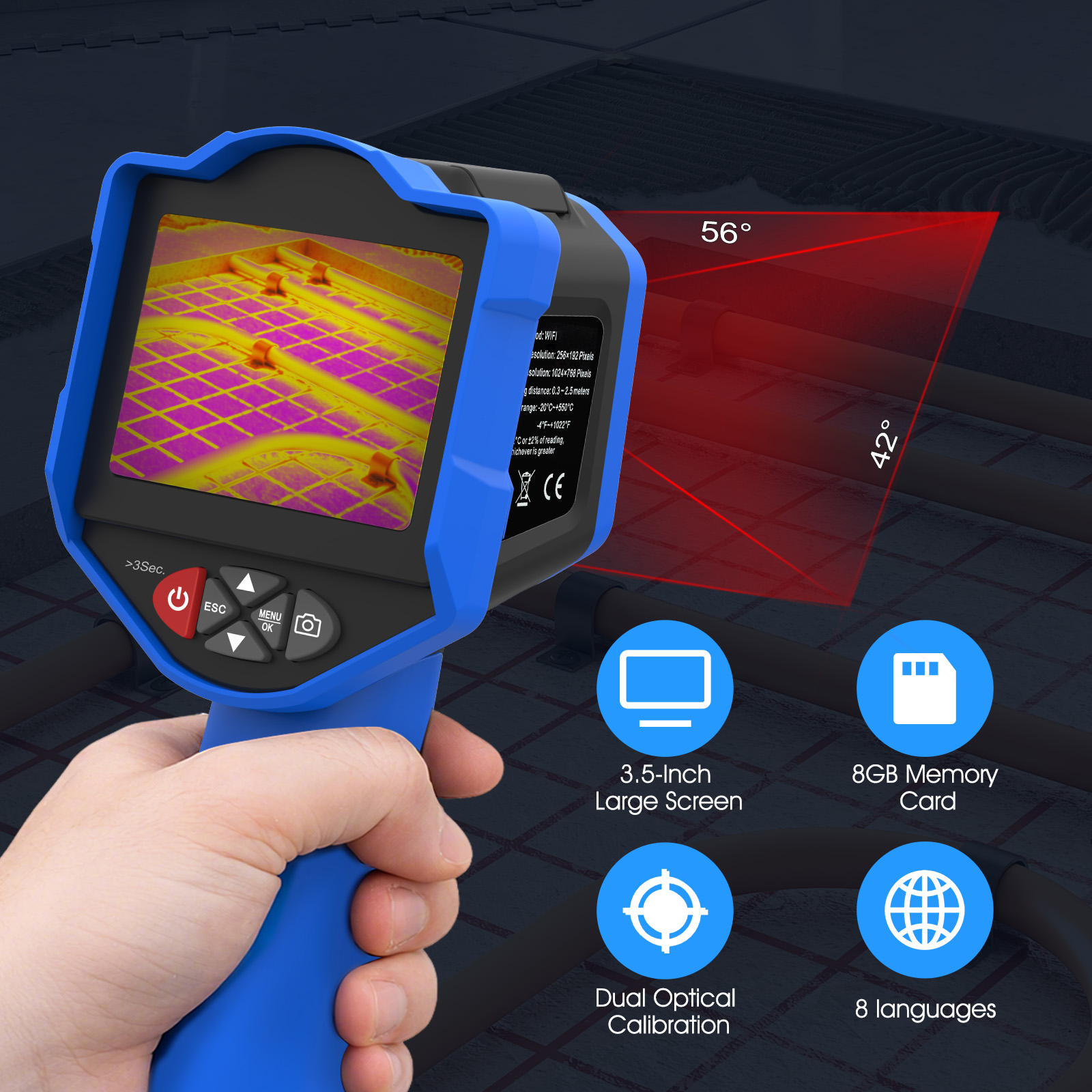 Câmera Termográfica HoldPeak 2 - Smart Home Hvac avaliação e preço
